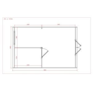 Kempingová chatka XL