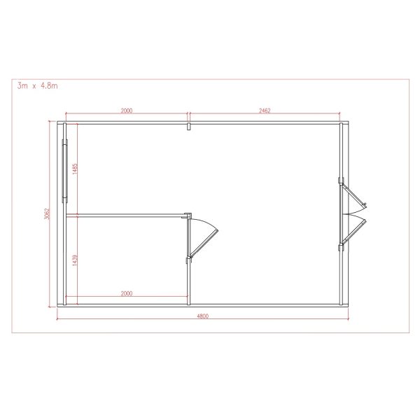 Kempingová chatka XL