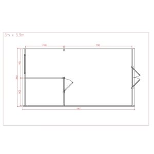 Kempingová chatka XL
