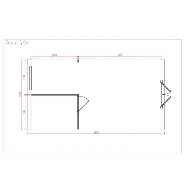 Kempingová chatka XL