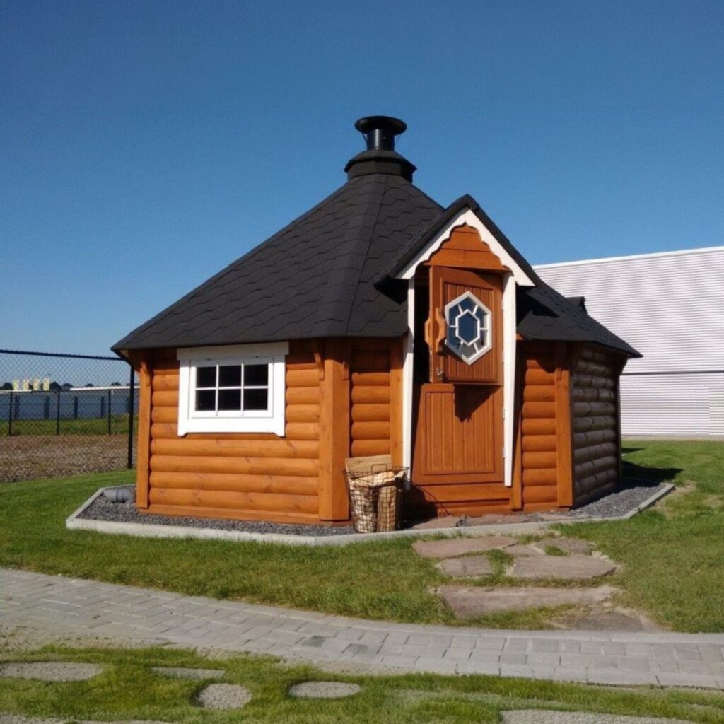 Kempingová grilovací chatka