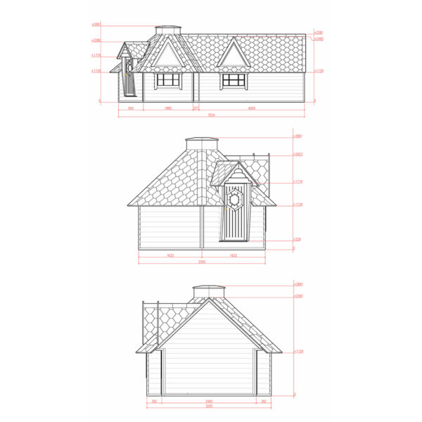 Kempingová grilovací chatka 13