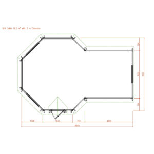 Kempingová grilovací chatka 14