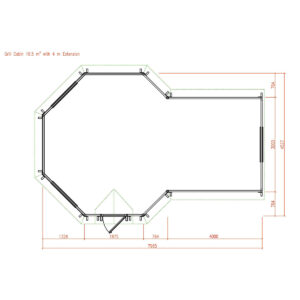 Kempingová grilovací chatka 16