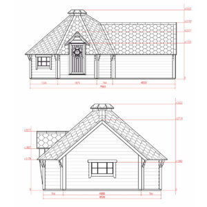Kempingová grilovací chatka 17