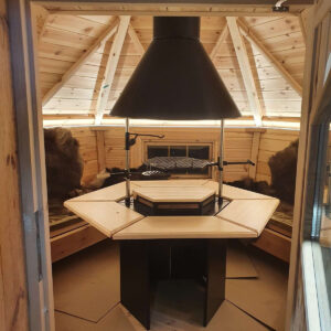 Kempingová grilovací chatka 4