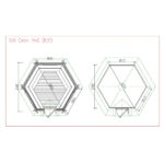 Kempingová grilovací chatka exclusive 9