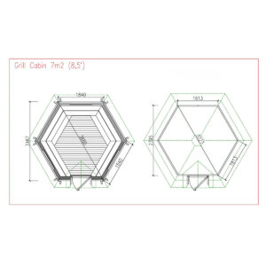 Kempingová grilovací chatka exclusive 9