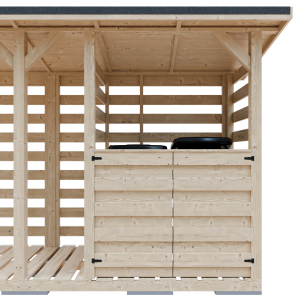 Kry pro 2 popelnice - plný