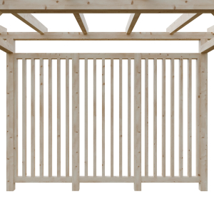 Stěna z kros-latí 180cm