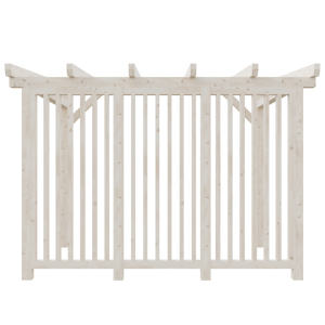 Stěna z kros-latí - 100%