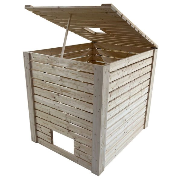 Kryt nádrže 1000l dřevěným obložením 1