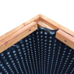 Květináč kvadrant thermowood klasik 1