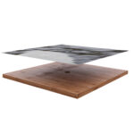 Květináč kvadrant thermowood klasik 6