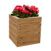 Květináč kvadrant thermowood prisma