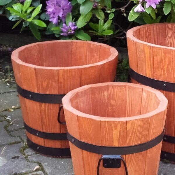 Květináč vĚdro s provazem 1