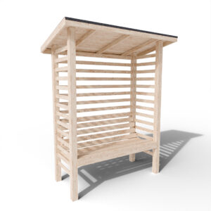 Lavice s pergolou rovnÁ 4