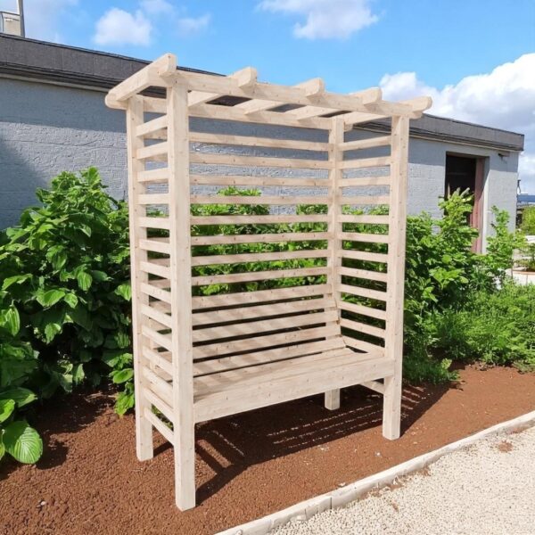 Lavice s pergolou rovnÁ