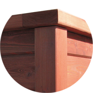 Rám 120x45mm – základní konstrukce 80x80mm hranol.