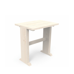 Malý stolek s dvěma nohama