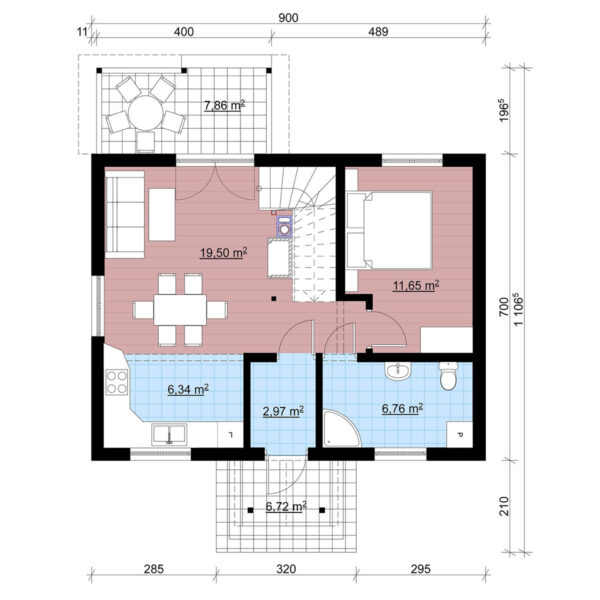 Nízkoenergetický dům dm6 5