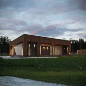 Nízkoenergetický dům modern 76d