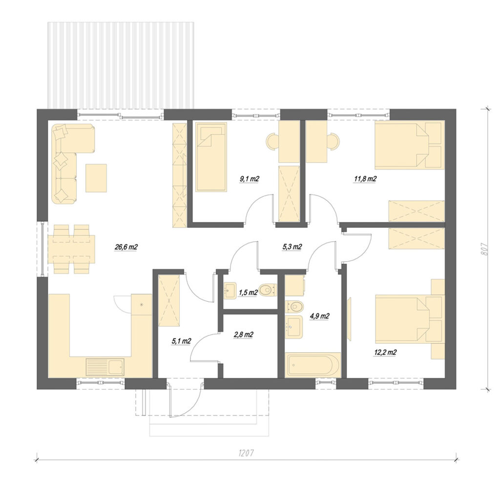 Nízkoenergetický dům nz80 7