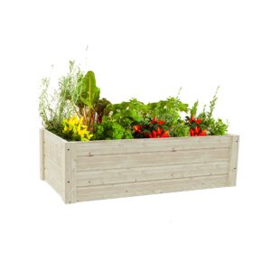 Nízký vyvýšený záhon koncept