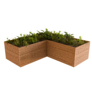 Nízký vyvýšený záhon thermowood klasik 3