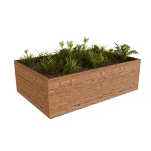 Nízký vyvýšený záhon thermowood klasik