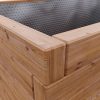 Nízký vyvýšený záhon thermowood prisma 1