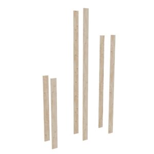 Nohy pro regál masiv 2 ks