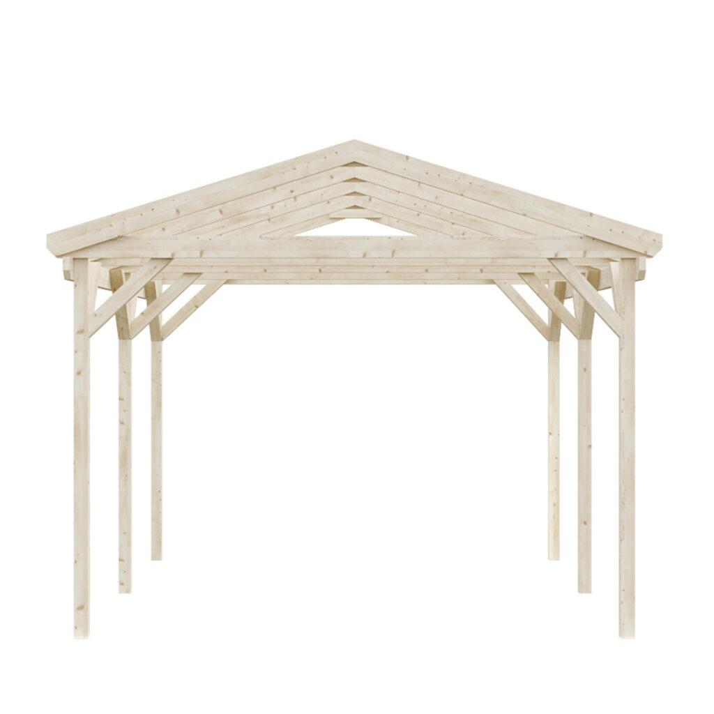 Pergola koncept 9,5 se sedlovou střechou 1