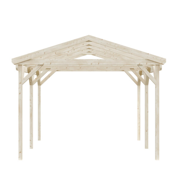 Pergola koncept 9,5 se sedlovou střechou 1