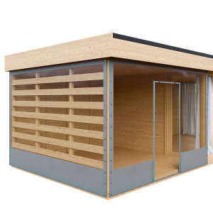 PVC plachta ZEPŘEDU i ZBOKU - 3x3m