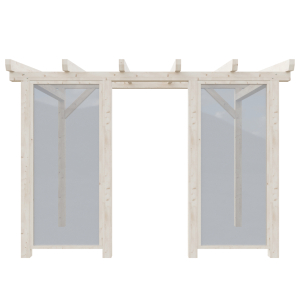 Kalené sklo 180cm - 30+30%