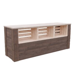 Prodejní pult 100letÝ trÁm bedýnka