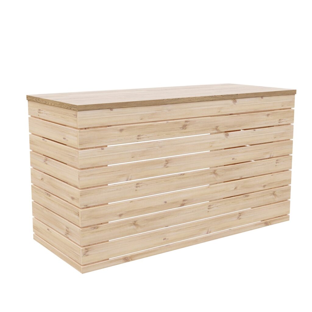 Prodejní pult masiv macek rovný