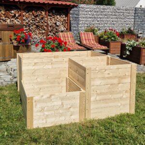 Prodloužení pro záhony koncept