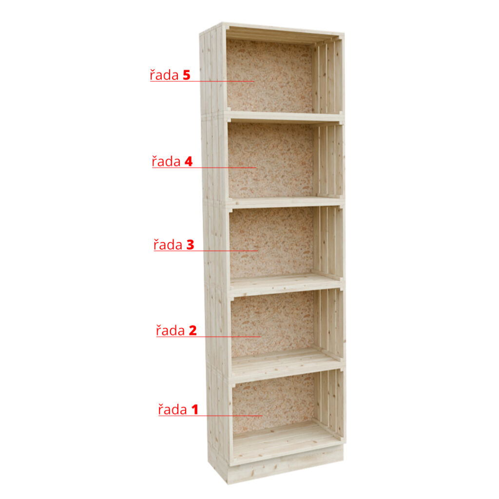Regál klasik l 7