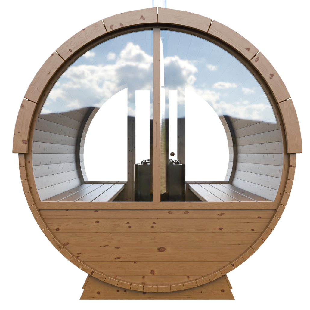 Dřevěná stěna + 75% sklo