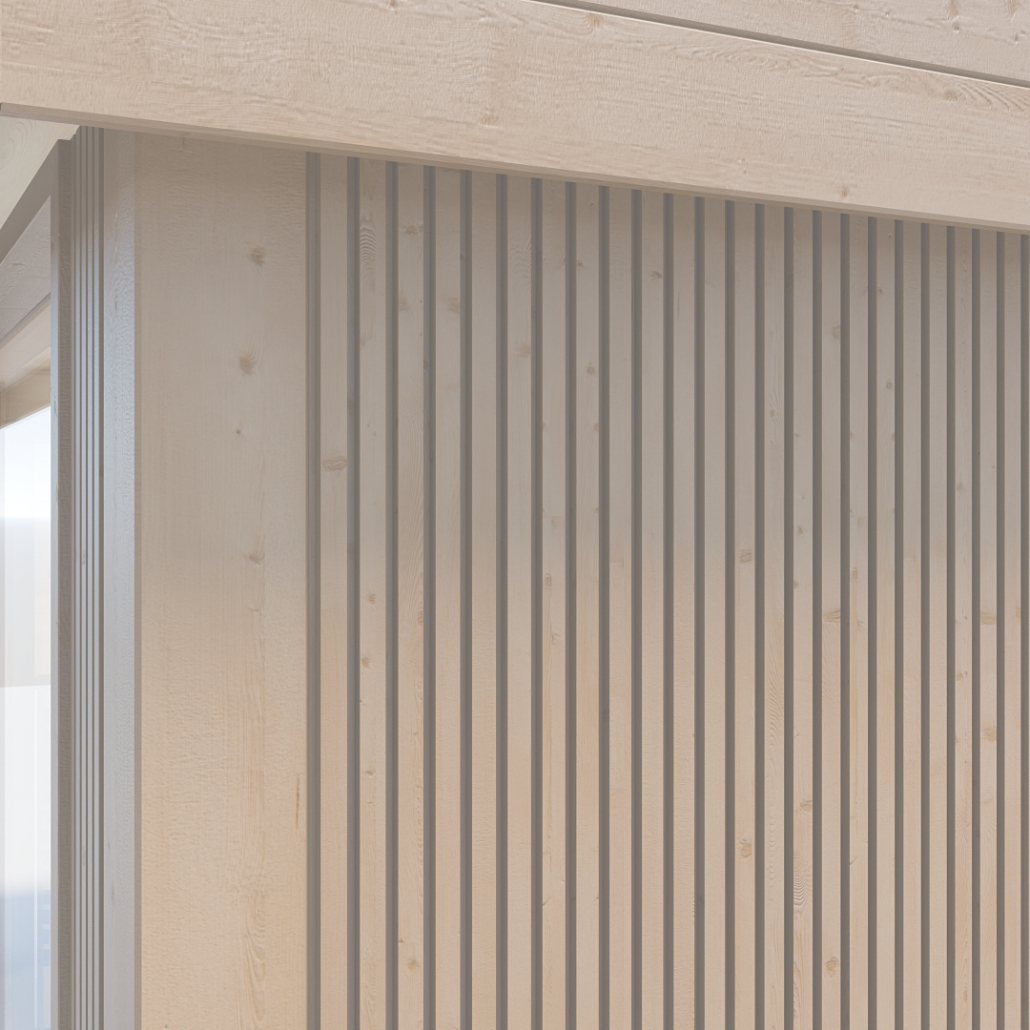 Lamelový obklad - 2cm