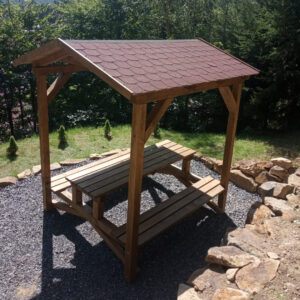 Set zahradního nábytku se střechou 3