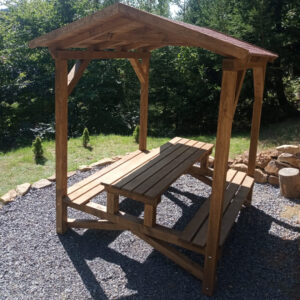 Set zahradního nábytku se střechou 4