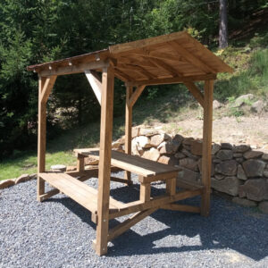 Set zahradního nábytku se střechou 5