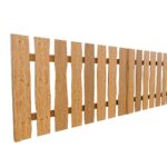 Smrkový modřínový plot na míru neomítaný s