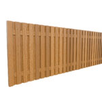 Smrkový:modřínový plot na míru lamelový s 2