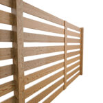 Smrkový:modřínový plot na míru lamelový v 1