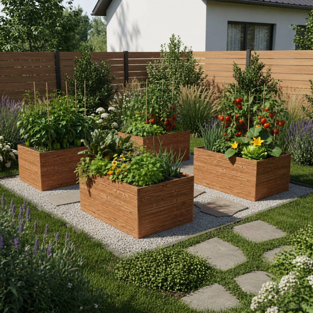 Vyvýšený záhon Thermowood KLASIK