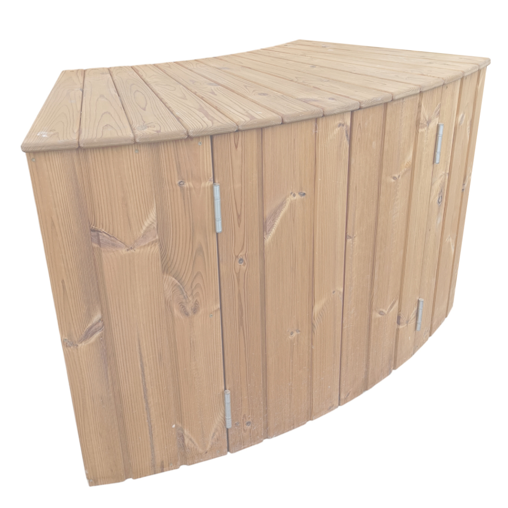 Dřevěný box VELKÝ - šířka 135cm